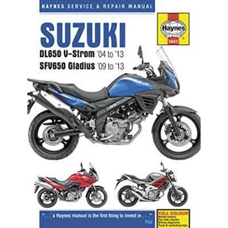 Haynes Repair/Service Manual '04-13 DL650 V-Storm '09-13 SFV650 Gladius (M5643)
