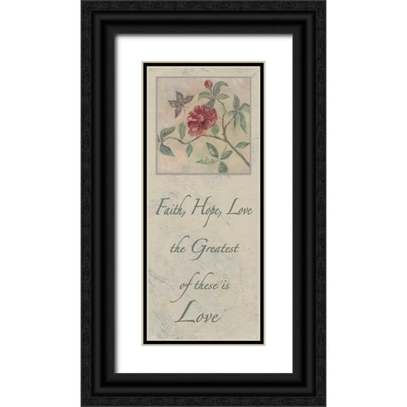 Haynes, Smith 10x18 Black Ornate Wood Framed with Double Matting Museum Art Print Titled - .