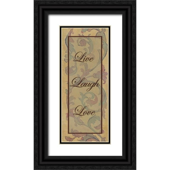 Haynes, Smith 10x18 Black Ornate Wood Framed with Double Matting Museum Art Print Titled - .