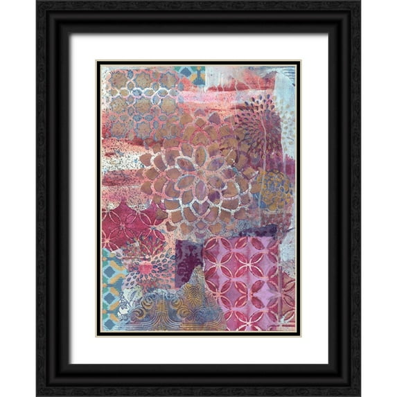 Haynes, Smith 11x14 Black Ornate Wood Framed with Double Matting Museum Art Print Titled - Bohemian Passion