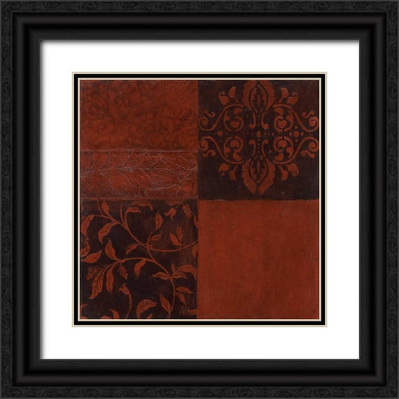 Haynes, Smith 12x12 Black Ornate Wood Framed with Double Matting Museum Art Print Titled - .