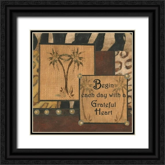 Haynes, Smith 12x12 Black Ornate Wood Framed with Double Matting Museum Art Print Titled - .