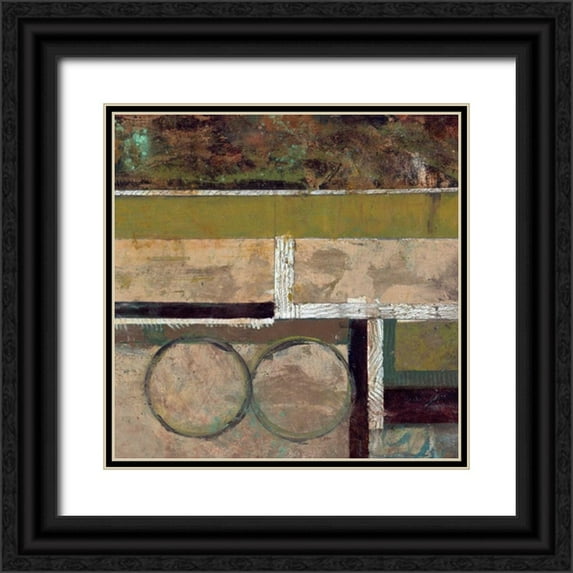 Haynes, Smith 12x12 Black Ornate Wood Framed with Double Matting Museum Art Print Titled - .