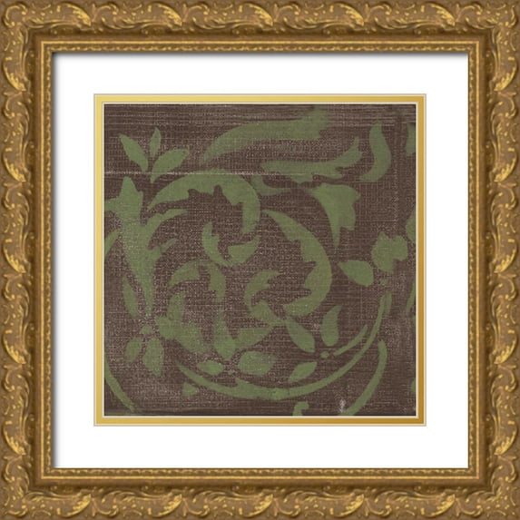 Haynes, Smith 12x12 Gold Ornate Wood Framed with Double Matting Museum Art Print Titled - .