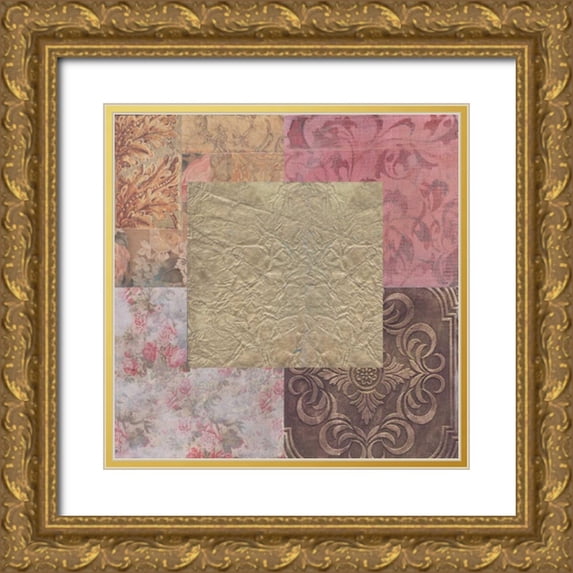 Haynes, Smith 12x12 Gold Ornate Wood Framed with Double Matting Museum Art Print Titled - .