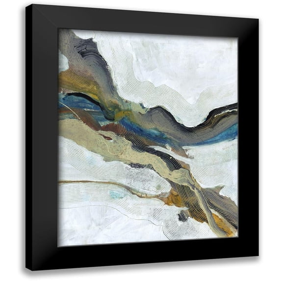 Haynes, Smith 12x14 Black Modern Framed Museum Art Print Titled - Flow