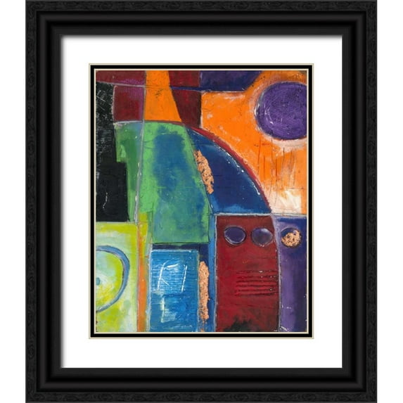 Haynes, Smith 12x14 Black Ornate Wood Framed with Double Matting Museum Art Print Titled - .