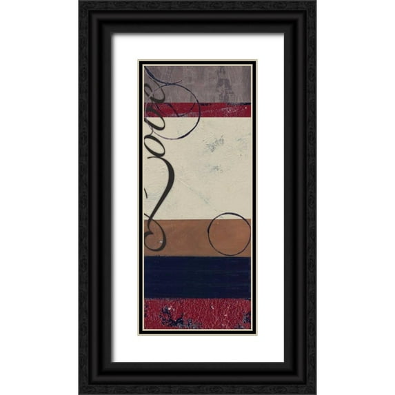 Haynes, Smith 12x24 Black Ornate Wood Framed with Double Matting Museum Art Print Titled - .
