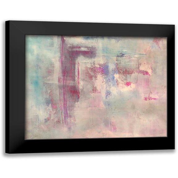 Haynes, Smith 14x12 Black Modern Framed Museum Art Print Titled - Cotton Candy Clouds