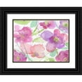 thumbnail image 1 of Haynes, Smith 14x12 Black Ornate Wood Framed with Double Matting Museum Art Print Titled - Beautiful Bunch, 1 of 4