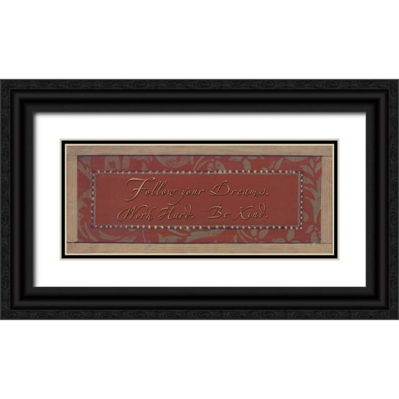 Haynes, Smith 14x8 Black Ornate Wood Framed with Double Matting Museum Art Print Titled - .