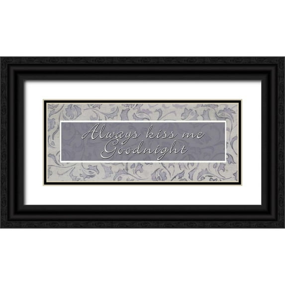 Haynes, Smith 14x8 Black Ornate Wood Framed with Double Matting Museum Art Print Titled - .