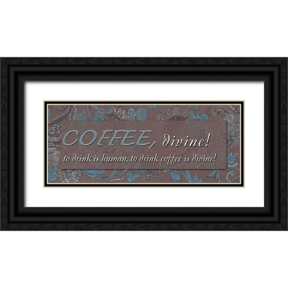 Haynes, Smith 14x8 Black Ornate Wood Framed with Double Matting Museum Art Print Titled - .