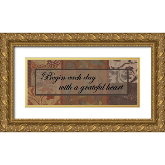 Haynes, Smith 14x8 Gold Ornate Wood Framed with Double Matting Museum Art Print Titled - .