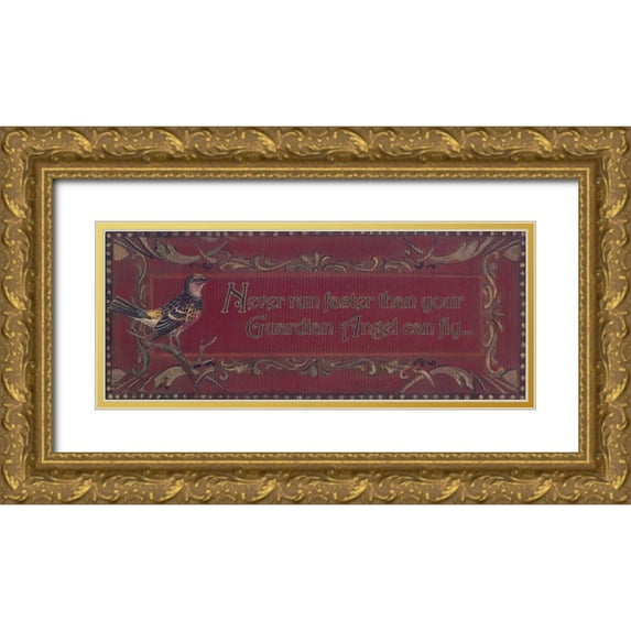 Haynes, Smith 14x8 Gold Ornate Wood Framed with Double Matting Museum Art Print Titled - .