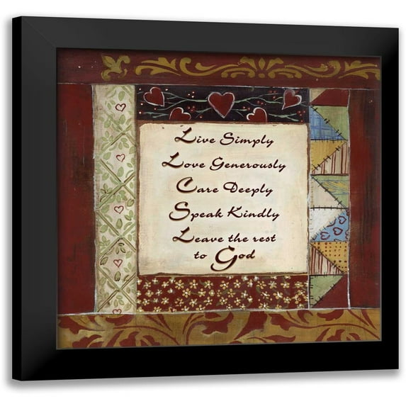 Haynes, Smith 15x15 Black Modern Framed Museum Art Print Titled - .