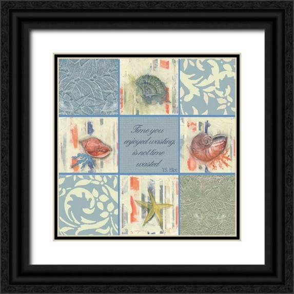 Haynes, Smith 15x15 Black Ornate Wood Framed with Double Matting Museum Art Print Titled - .