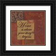 thumbnail image 1 of Haynes, Smith 15x15 Black Ornate Wood Framed with Double Matting Museum Art Print Titled - ., 1 of 4