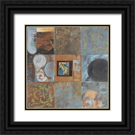 Haynes, Smith 15x15 Black Ornate Wood Framed with Double Matting Museum Art Print Titled - .