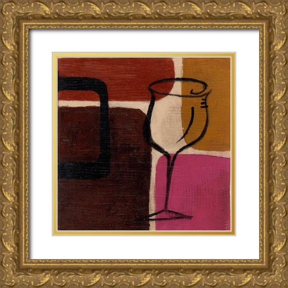 Haynes, Smith 15x15 Gold Ornate Wood Framed with Double Matting Museum Art Print Titled - .