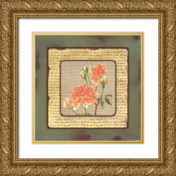 Haynes, Smith 15x15 Gold Ornate Wood Framed with Double Matting Museum Art Print Titled - .