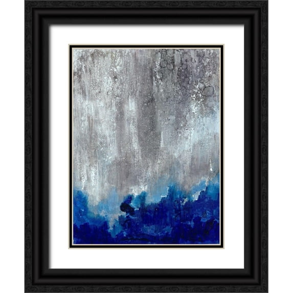 Haynes, Smith 15x18 Black Ornate Wood Framed with Double Matting Museum Art Print Titled - Ocean Waves