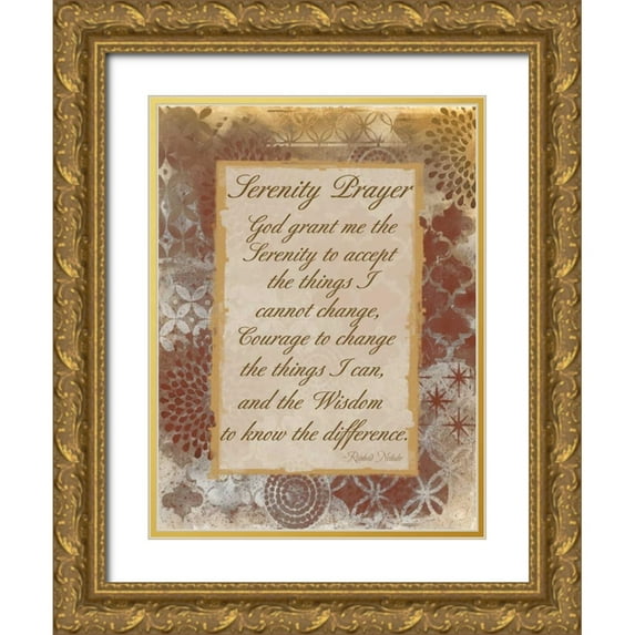 Haynes, Smith 15x18 Gold Ornate Wood Framed with Double Matting Museum Art Print Titled - Godly Serenity