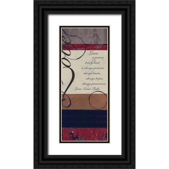 Haynes, Smith 15x32 Black Ornate Wood Framed with Double Matting Museum Art Print Titled - .