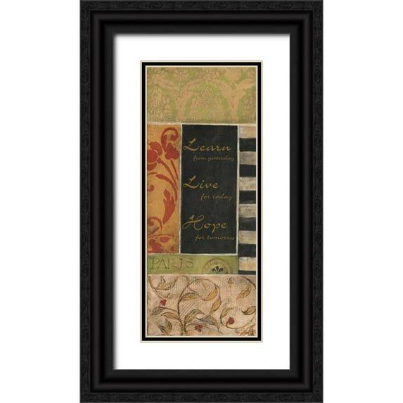 Haynes, Smith 15x32 Black Ornate Wood Framed with Double Matting Museum Art Print Titled - .