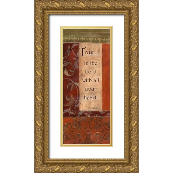 Haynes, Smith 15x32 Gold Ornate Wood Framed with Double Matting Museum Art Print Titled - .