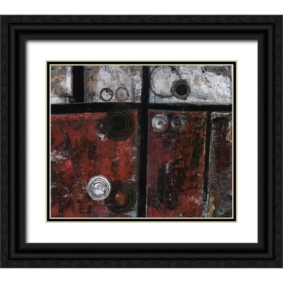 Haynes, Smith 17x15 Black Ornate Wood Framed with Double Matting Museum Art Print Titled - .