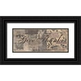 thumbnail image 1 of Haynes, Smith 18x10 Black Ornate Wood Framed with Double Matting Museum Art Print Titled - ., 1 of 4