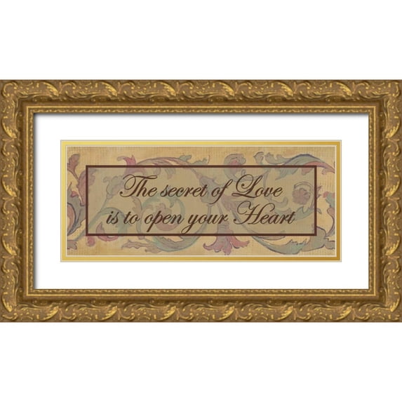 Haynes, Smith 18x10 Gold Ornate Wood Framed with Double Matting Museum Art Print Titled - .