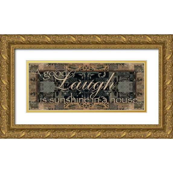 Haynes, Smith 18x10 Gold Ornate Wood Framed with Double Matting Museum Art Print Titled - .