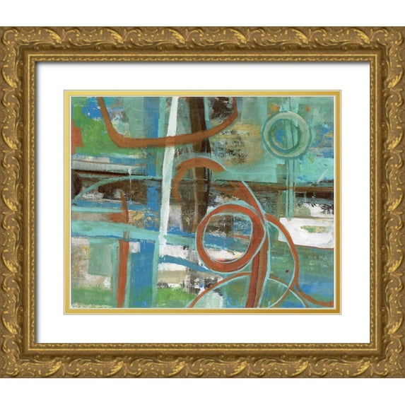 Haynes, Smith 18x15 Gold Ornate Wood Framed with Double Matting Museum Art Print Titled - .