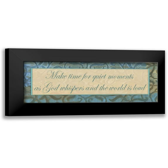Haynes, Smith 18x9 Black Modern Framed Museum Art Print Titled - God Whispers