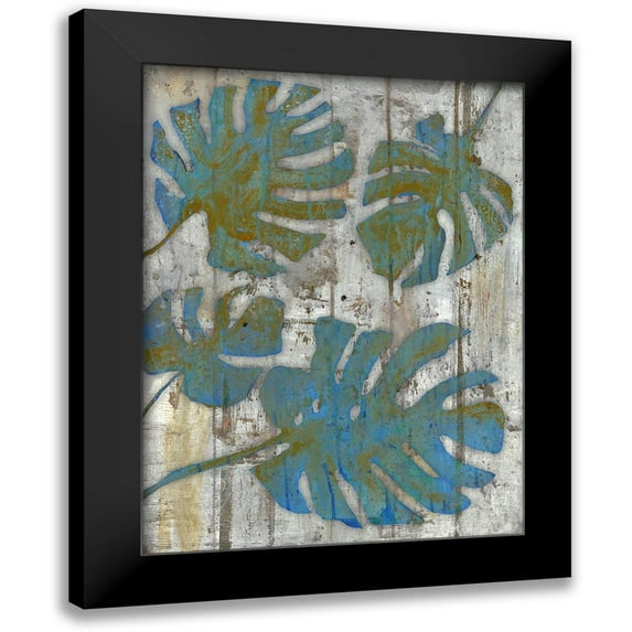 Haynes, Smith 19x24 Black Modern Framed Museum Art Print Titled - Distressed Palms