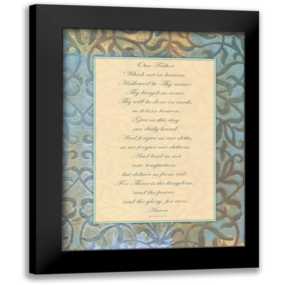 Haynes, Smith 19x24 Black Modern Framed Museum Art Print Titled - Our Father
