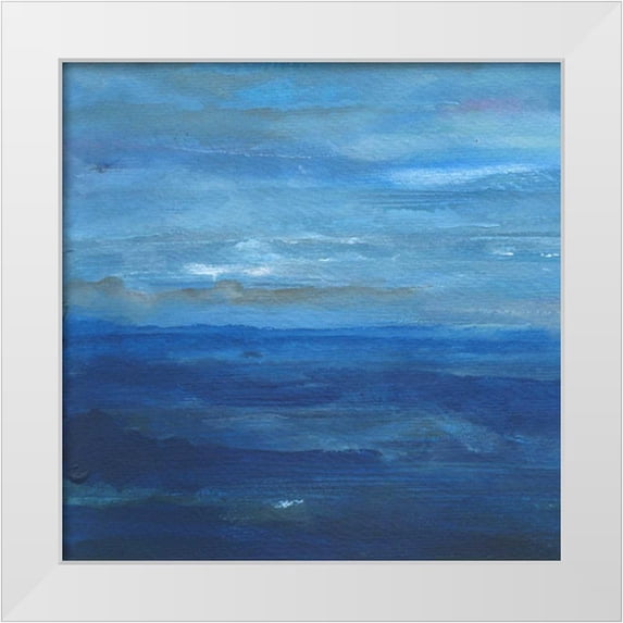 Haynes, Smith 20x20 White Modern Wood Framed Museum Art Print Titled - Infinite Sea 1