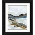 thumbnail image 1 of Haynes, Smith 20x24 Black Ornate Wood Framed with Double Matting Museum Art Print Titled - Two Flows, 1 of 4