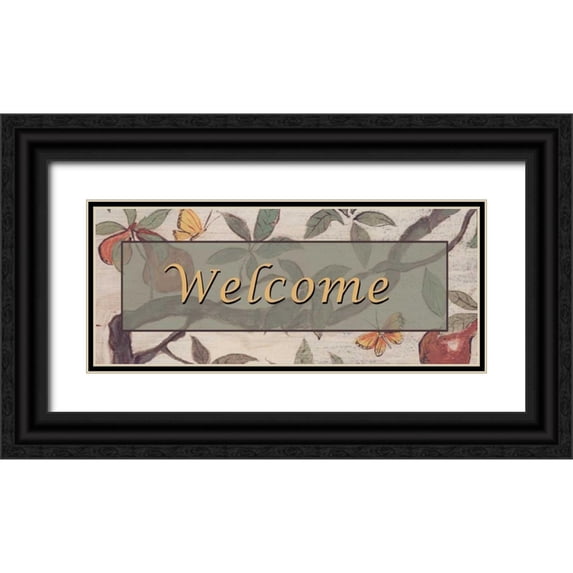 Haynes, Smith 24x12 Black Ornate Wood Framed with Double Matting Museum Art Print Titled - .