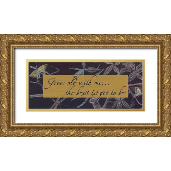 Haynes, Smith 24x12 Gold Ornate Wood Framed with Double Matting Museum Art Print Titled - .