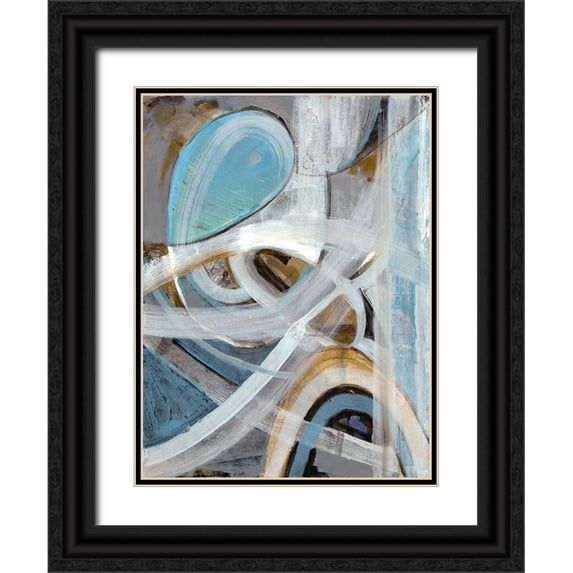 Haynes, Smith 25x32 Black Ornate Wood Framed with Double Matting Museum Art Print Titled - Infinite Coaster 2