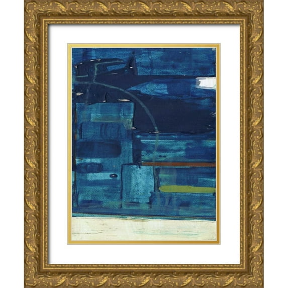 Haynes, Smith 25x32 Gold Ornate Wood Framed with Double Matting Museum Art Print Titled - Navystract B