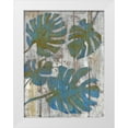 thumbnail image 1 of Haynes, Smith 25x32 White Modern Wood Framed Museum Art Print Titled - Distressed Palms, 1 of 4