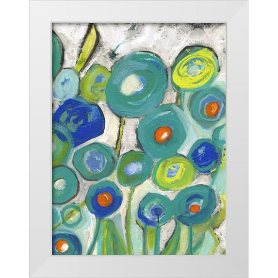 Haynes, Smith 25x32 White Modern Wood Framed Museum Art Print Titled - Flora Discs A2