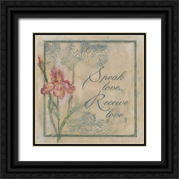 Haynes, Smith 26x26 Black Ornate Wood Framed with Double Matting Museum Art Print Titled - .