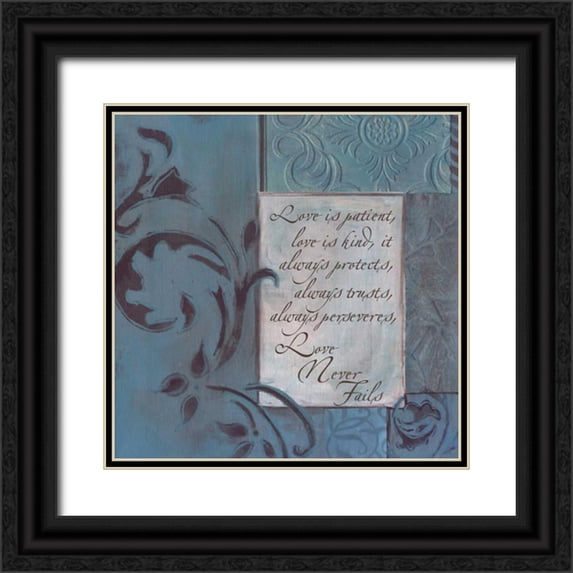 Haynes, Smith 26x26 Black Ornate Wood Framed with Double Matting Museum Art Print Titled - .