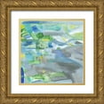 thumbnail image 1 of Haynes, Smith 26x26 Gold Ornate Wood Framed with Double Matting Museum Art Print Titled - Liberally Geen, 1 of 4