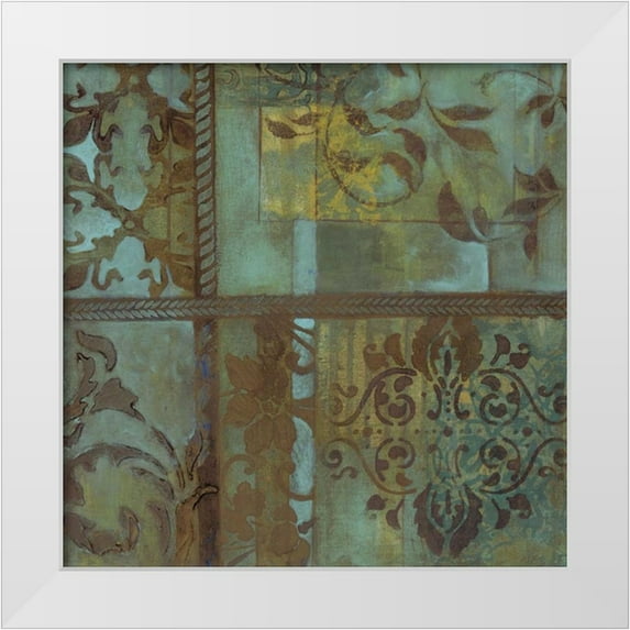 Haynes, Smith 26x26 White Modern Wood Framed Museum Art Print Titled - .